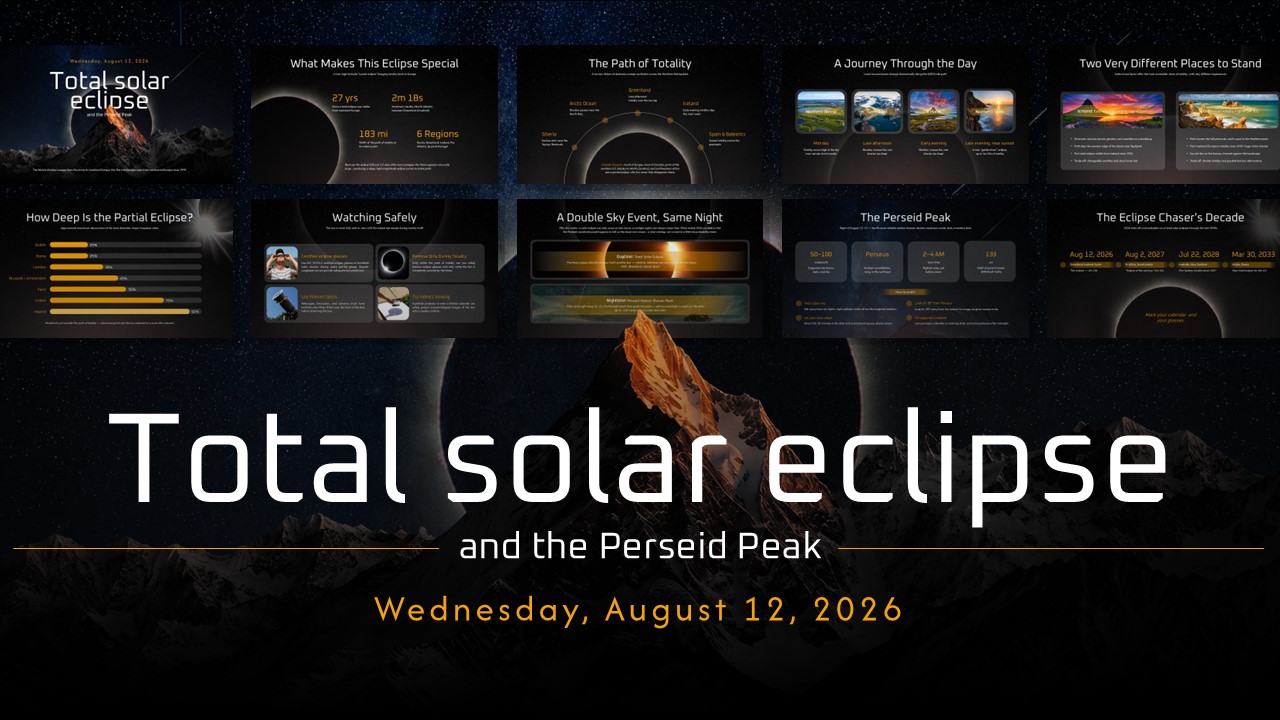 Total Solar Eclipse Template - deck overview cover