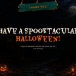 Halloween Thank You Closing Slide - Spooktacular Sign-Off