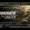 Uhackatik Crater Template - cinematic cover slide