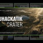 Uhackatik Crater Template - cinematic cover slide