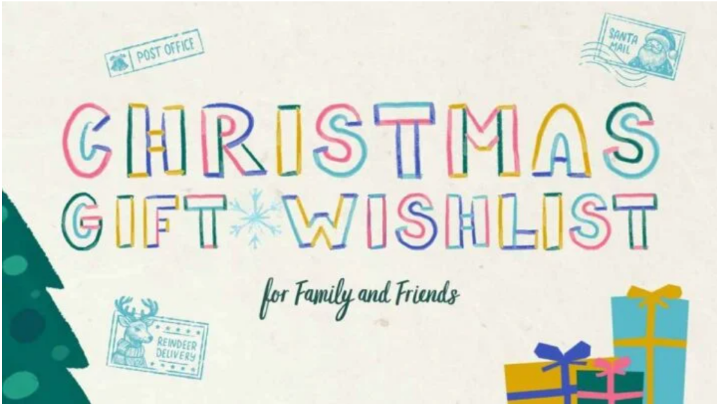 christmas wishlist template