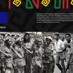 Africa History Template - Colonial Africa slide with full-width black-and-white archival photo of soldiers and resistance