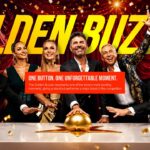 Americas Got Talent Show Talent Showcase Template - Six-card performance category grid with photo panels and bold white labels on dark navy background