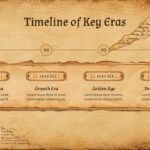 Ancient Civilization Template - Timeline slide to map four key historical eras from founding through decline