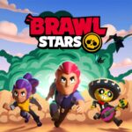 Brawl Stars Template - Table of contents slide with four sections and vibrant character artwork