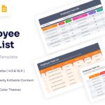 Employee Task List Template - track individual staff tasks, priority, and time spent in one structured sheet