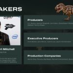 End of Oak Street Filmmakers Template - Director bio, portrait photo, and stacked producer and production company credits