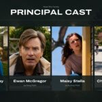 End of Oak Street Principal Cast Template - Four-column portrait gallery with cast names and character role labels