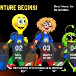 Fact Attack Adventures Template - Amazing Animal Facts three-column slide