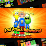Fact Attack Adventures Template - full deck preview with cartoon characters