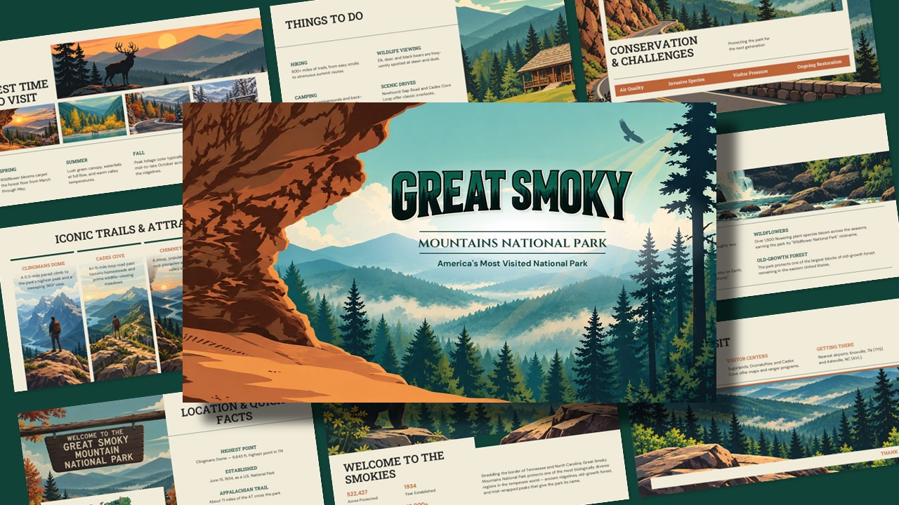 great smoky mountains national park template