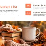 Hello October Goals Template - Four-column monthly goals slide covering personal, work, wellness, and relationships