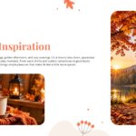 Hello October Reset Template - Two-point fresh start slide with routine refresh tips and autumn lifestyle photos