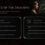 House of the Dragon Blacks vs Greens - faction comparison slide