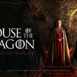 House of the Dragon Google Slides Template - series overview layout