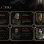 House of the Dragon Key Characters - cast profile grid slide