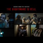 Insidious 6 Scene Gallery Slide - five-image asymmetric horror stills grid with red headline and section label