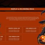Jack-O-Lanterns Halloween Template - Ideas slide to inspire four pumpkin display strategies