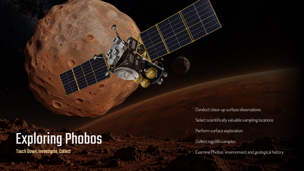 Martian Moons Exploration Template - Phobos surface operations