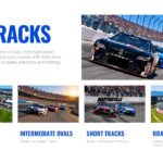 NASCAR Template - driver skills and attributes breakdown slide