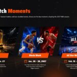 NBA Schedule 2027 Must-Watch Moments slide - three feature cards for NBA Cup, Rivals Week, and All-Star Weekend