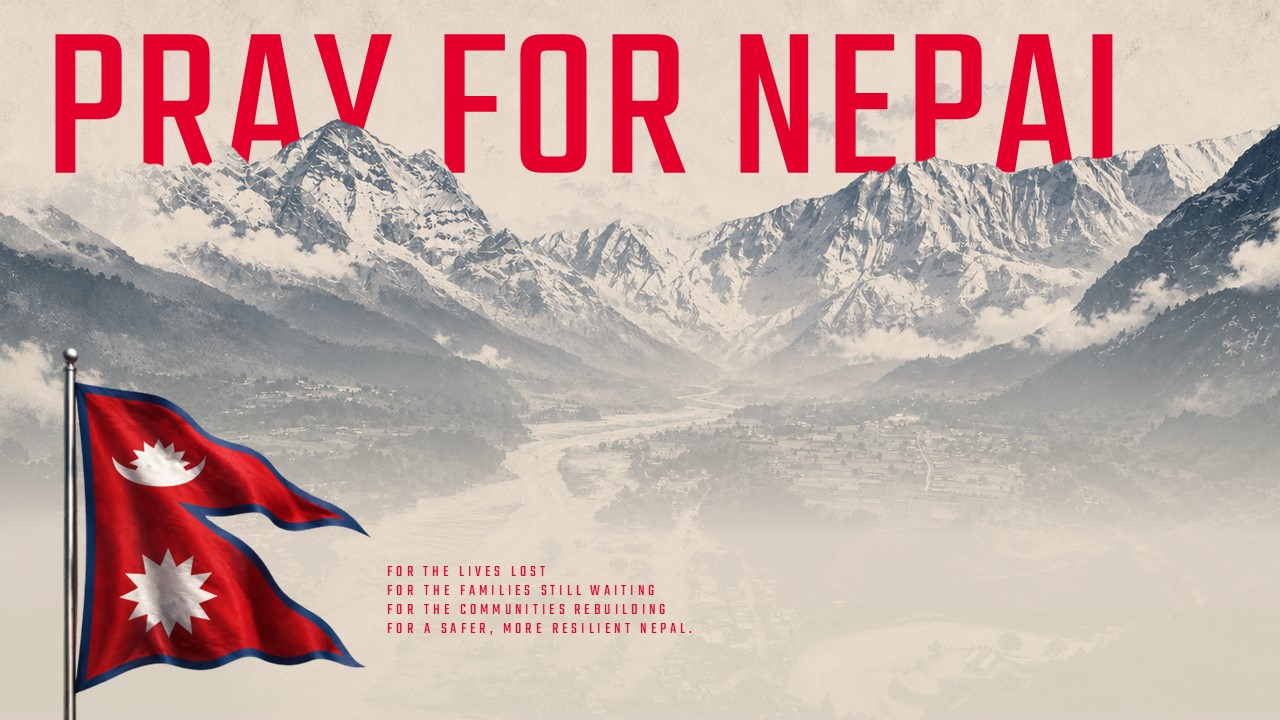 Nepal Flood What Happened Template - Chain reaction explainer slide sequencing glacier collapse through debris flow to barrier lake formation