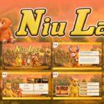Niu Lai Chinese Movie Template - Cinematic cover slide with 3D bull characters and bold bubble-letter title