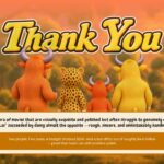 Niu Lai Thank You Template - Closing slide with back-facing characters, final quote, and heartfelt summary banner