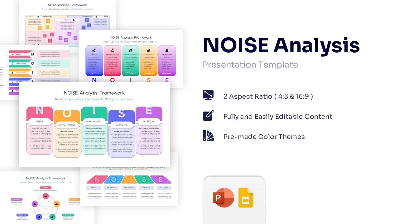 NOISE Analysis Presentation Template - featured preview