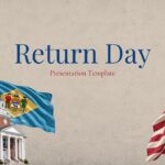 Return Day Template - Overview slide to introduce Delaware's bipartisan election tradition to any audience