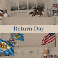 Return Day Template - Cover slide to open a Delaware civic history presentation with vintage parchment style