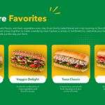 Subway Template customer experience - five-step vertical journey from Select to Enjoy with pill-shaped steps on green background