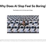 AI Slop Template - Problem slide to explain why AI-generated content feels repetitive and boring