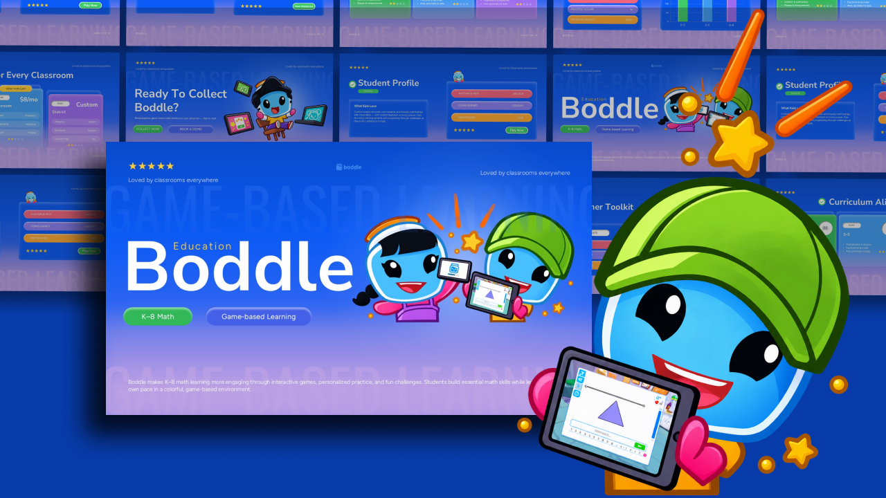 boddle learning app presentation template