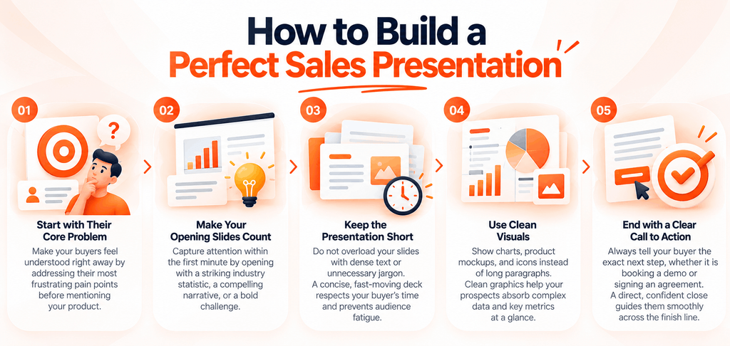 easy steps to build a perfect sales presentaation 
