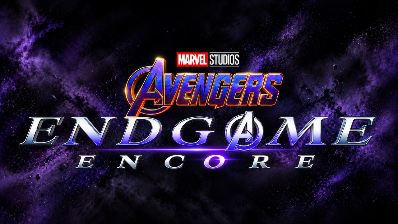 Avengers Endgame Encore Google Slides Template - full preview of dark cinematic Marvel presentation theme