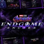 Avengers Endgame Encore Template - cinematic cover slide to open Marvel-themed presentations with bold impact