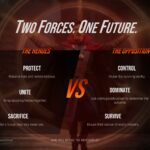 Avengers Secret Wars Comparison Template - three outcome cards with Doctor Strange cinematic image on purple background