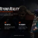 Avengers Secret Wars Overview Template - hub-and-spoke diagram with Doctor Doom on crimson red background