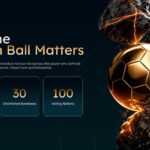 Ballon d'Or Countdown Template – five-node horizontal timeline slide mapping season start to ceremony night