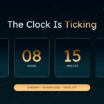 Ballon d'Or Countdown Template – two-column stats slide with three gold KPI cards and 3D golden football visual