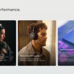 Beats 360 Battery Connectivity Compatibility Template - Three-column card grid covering call quality, battery life, and iOS/Android compatibility