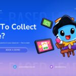 Boddle Template - Closing CTA slide with Collect Now and Book a Demo buttons, mascot illustration, and contact information footer