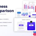 Business Comparison Template - slide preview collage