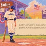 Casey at the Bat Tragic Ending Slide - Deliver the poem's iconic strikeout conclusion and theme