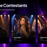 Dancing with the Stars Template - Meet the Pros slide to highlight professional dancers and their specialties