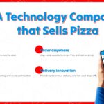 Dominos Pizza Template - Technology slide to highlight digital ordering and delivery innovation capabilities