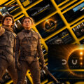 Dune Part Three Template - Cinematic cover slide with glowing golden orb and dark space background