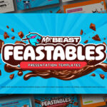 Feastables MrBeast Template - Cover slide to open bold chocolate brand presentations