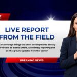 Fox News Template - Editorial principles slide with four numbered points on accuracy, speed, context, and coverage
